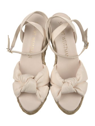 Stuart Weitzman Leather Espadrilles