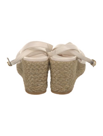 Stuart Weitzman Leather Espadrilles