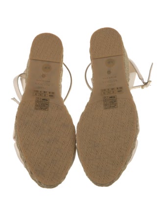 Stuart Weitzman Leather Espadrilles