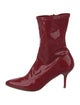 Stuart Weitzman Patent Leather Sock Boots