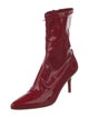 Stuart Weitzman Patent Leather Sock Boots