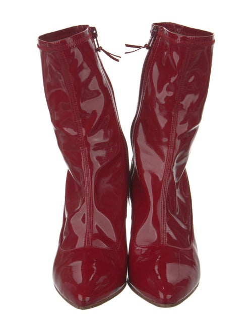 Stuart Weitzman Patent Leather Sock Boots