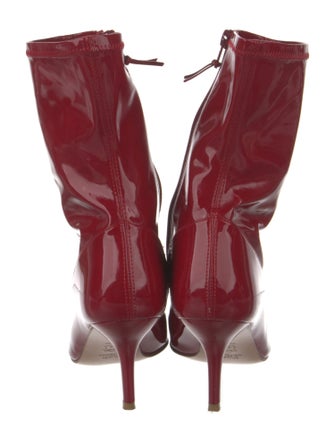 Stuart Weitzman Patent Leather Sock Boots