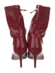 Stuart Weitzman Patent Leather Sock Boots