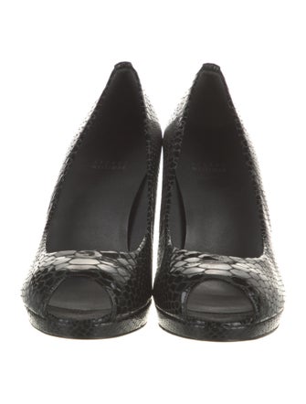 Stuart Weitzman Patent Leather Slingback Sandals