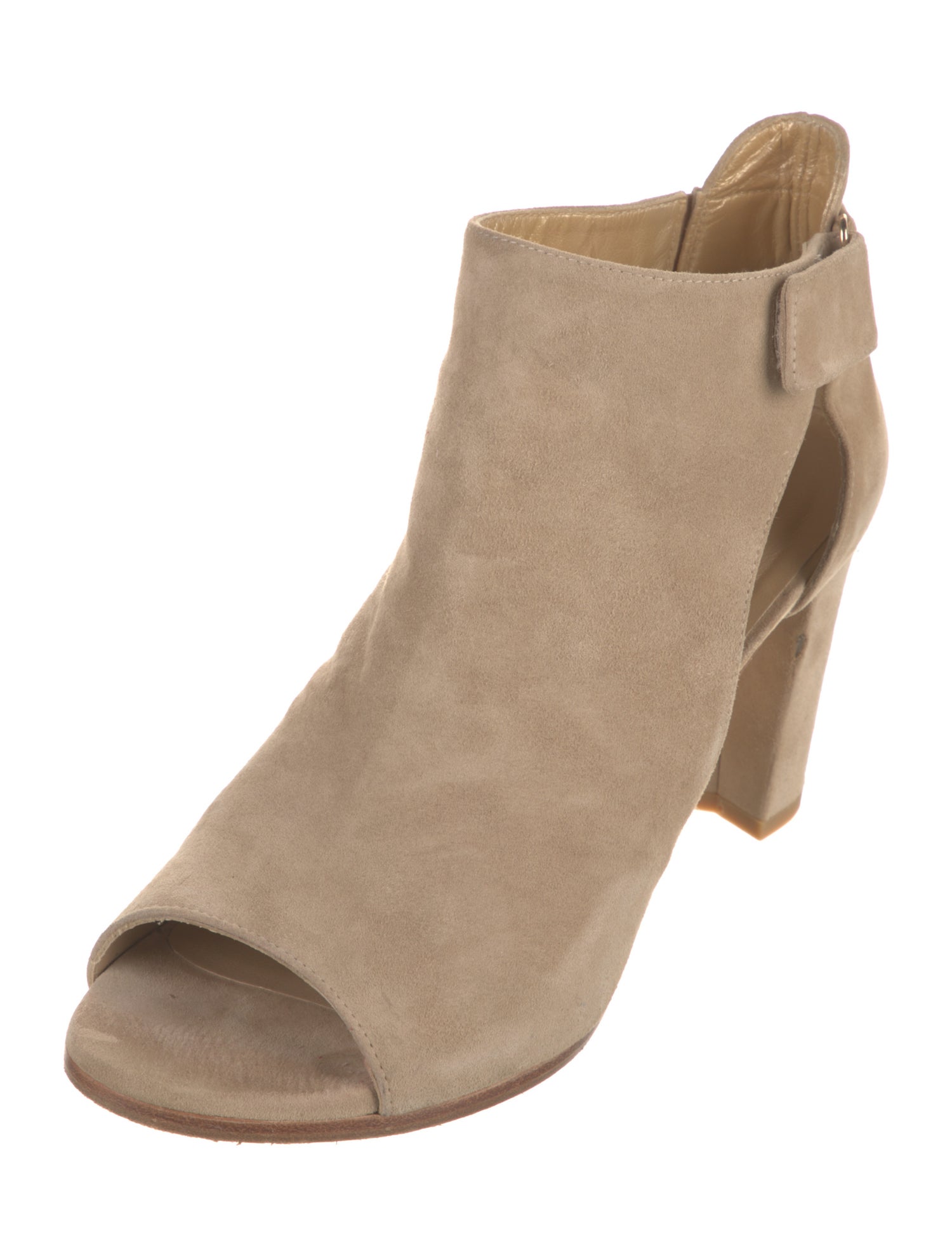 Stuart Weitzman Suede Cutout Accent Boots