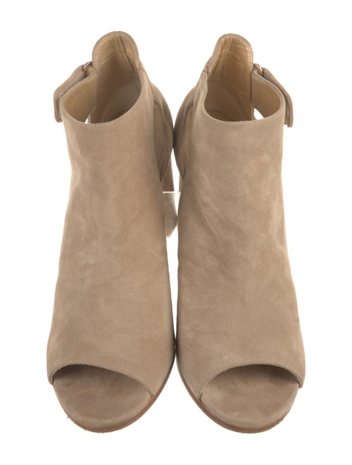 Stuart Weitzman Suede Cutout Accent Boots