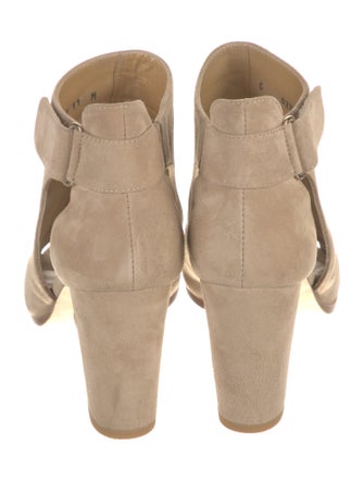 Stuart Weitzman Suede Cutout Accent Boots