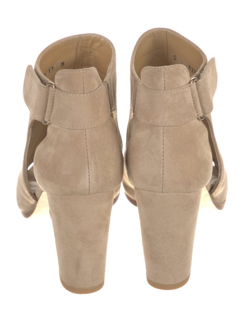 Stuart Weitzman Suede Cutout Accent Boots
