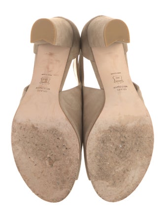 Stuart Weitzman Suede Cutout Accent Boots