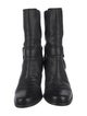 Stuart Weitzman Leather Moto Boots