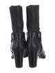 Stuart Weitzman Leather Moto Boots