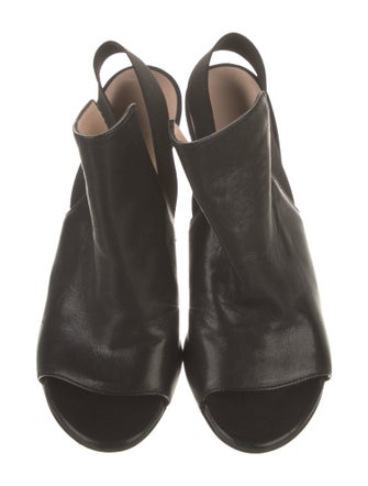 Stuart Weitzman Leather Slingback Sandals