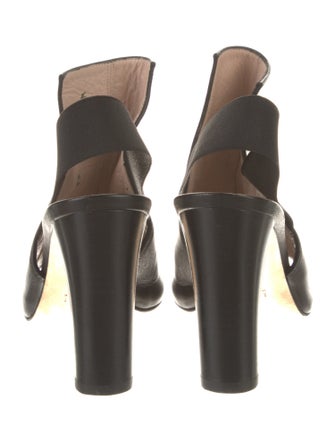 Stuart Weitzman Leather Slingback Sandals