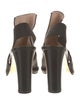 Stuart Weitzman Leather Slingback Sandals