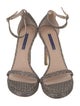 Stuart Weitzman Glitter Glitter Accents Sandals