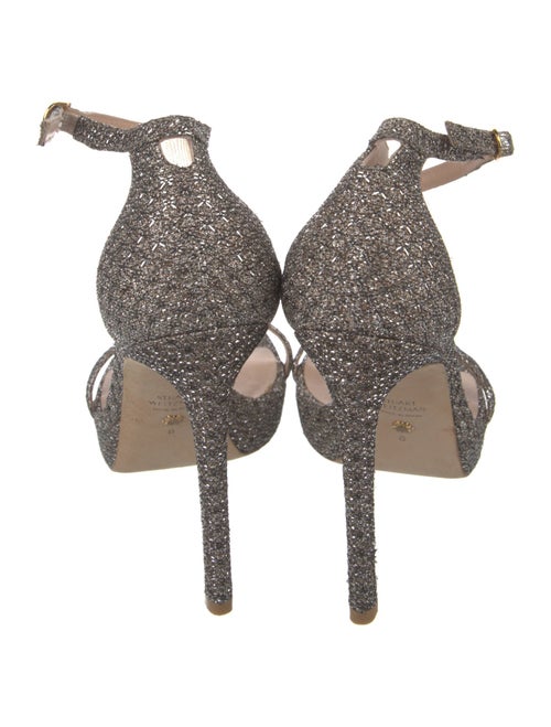 Stuart Weitzman Glitter Glitter Accents Sandals