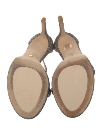 Stuart Weitzman Glitter Glitter Accents Sandals