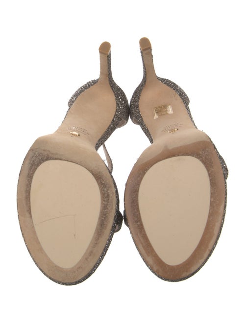 Stuart Weitzman Glitter Glitter Accents Sandals