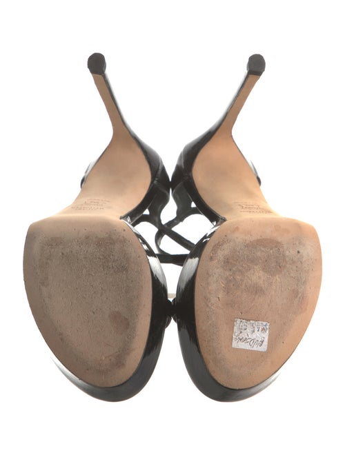 Stuart Weitzman Patent Leather Sandals