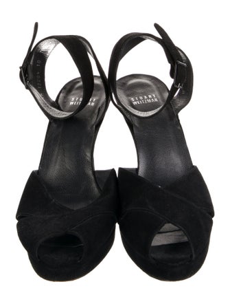 Stuart Weitzman Suede Slingback Pumps