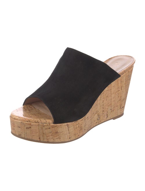Stuart Weitzman Suede Mules