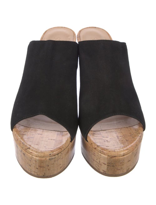 Stuart Weitzman Suede Mules