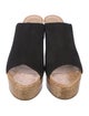 Stuart Weitzman Suede Mules