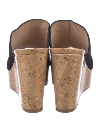 Stuart Weitzman Suede Mules