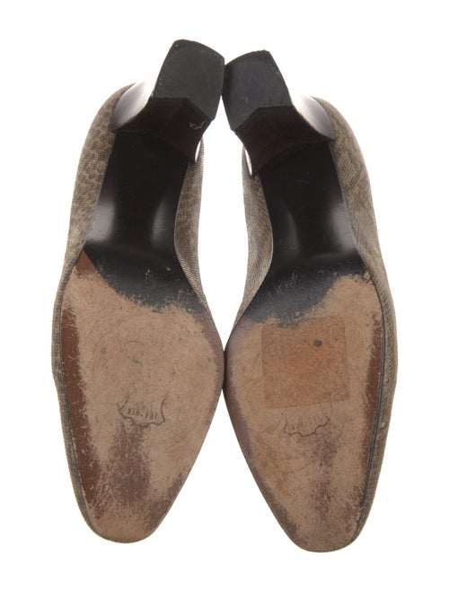 Stuart Weitzman Leather Animal Print Pumps