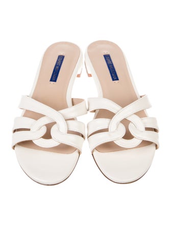 Stuart Weitzman Leather Slides