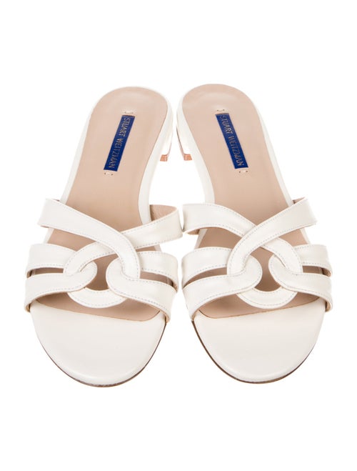 Stuart Weitzman Leather Slides