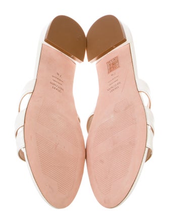 Stuart Weitzman Leather Slides