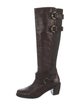 Stuart Weitzman Leather Riding Boots