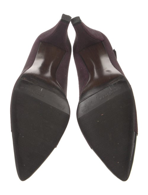 Stuart Weitzman Colorblock Pattern Bow Accents Pumps