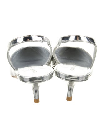 Stuart Weitzman Patent Leather Slingback Pumps