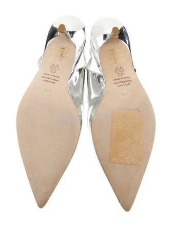 Stuart Weitzman Patent Leather Slingback Pumps