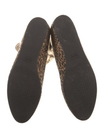 Stuart Weitzman Suede Animal Print Sock Boots