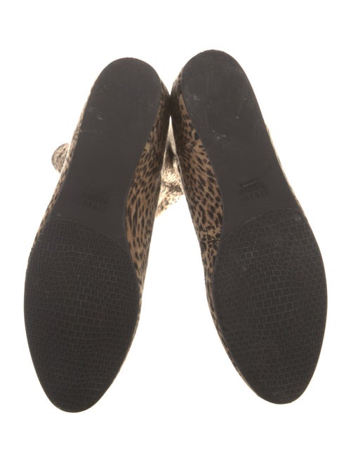 Stuart Weitzman Suede Animal Print Sock Boots