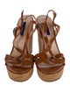 Stuart Weitzman Leather Slingback Sandals