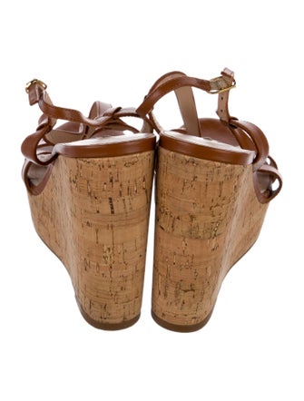 Stuart Weitzman Leather Slingback Sandals