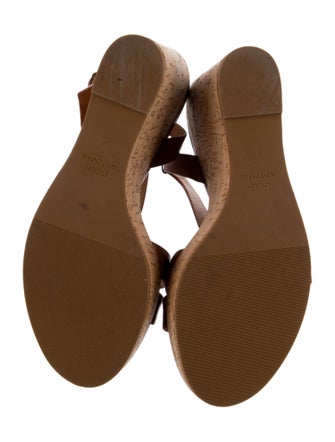 Stuart Weitzman Leather Slingback Sandals