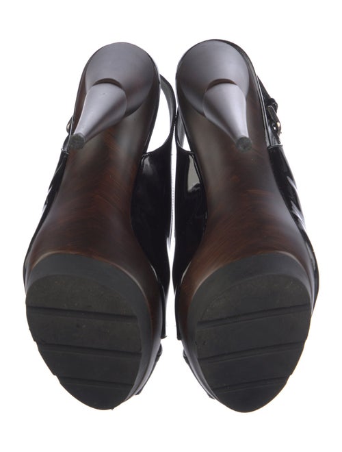 Stuart Weitzman Patent Leather Slingback Pumps