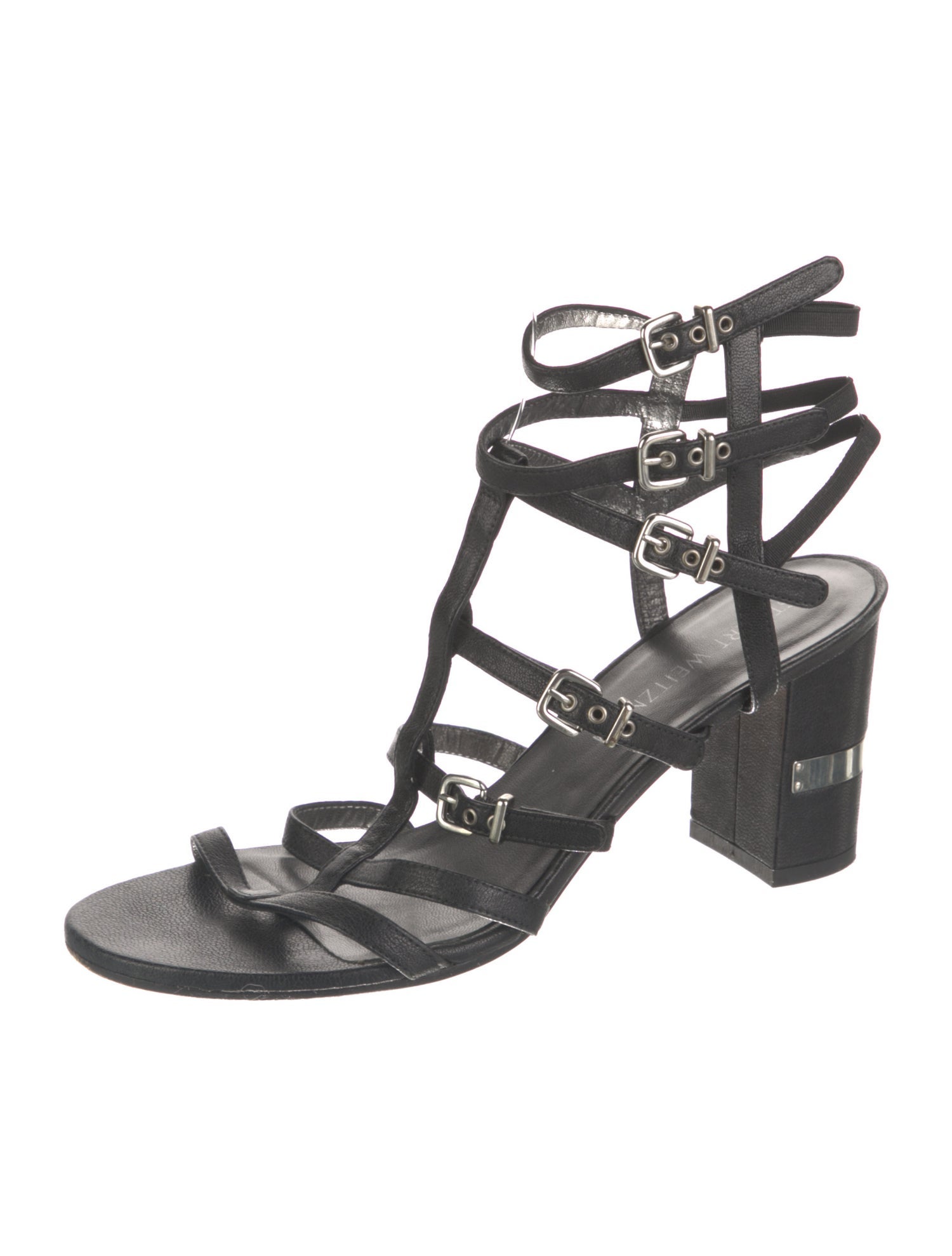 Stuart Weitzman Leather Gladiator Sandals