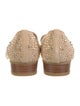Stuart Weitzman Suede Studded Accents Loafers