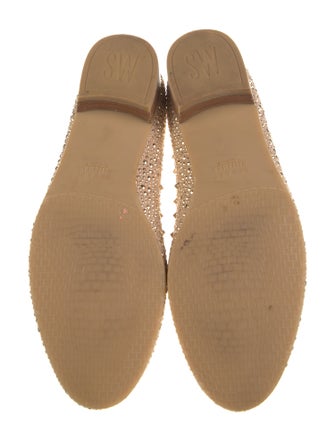 Stuart Weitzman Suede Studded Accents Loafers