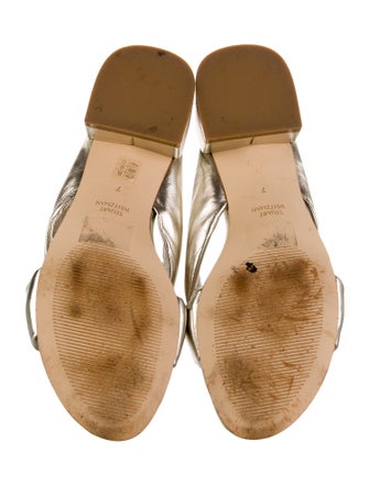 Stuart Weitzman Leather Slides