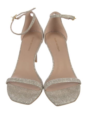 Stuart Weitzman Glitter Sandals