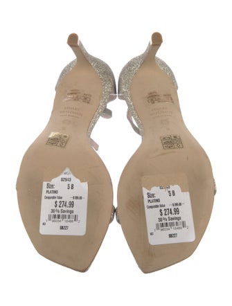 Stuart Weitzman Glitter Sandals