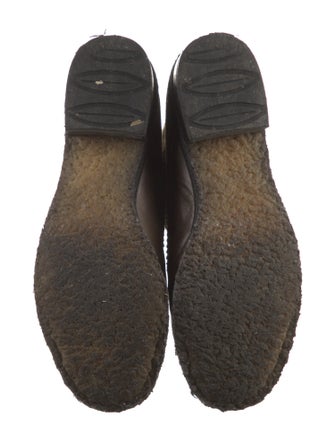 Stuart Weitzman Suede Lasercut Accents Combat Boots